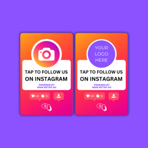 Instagram Follower NXTAP Card
